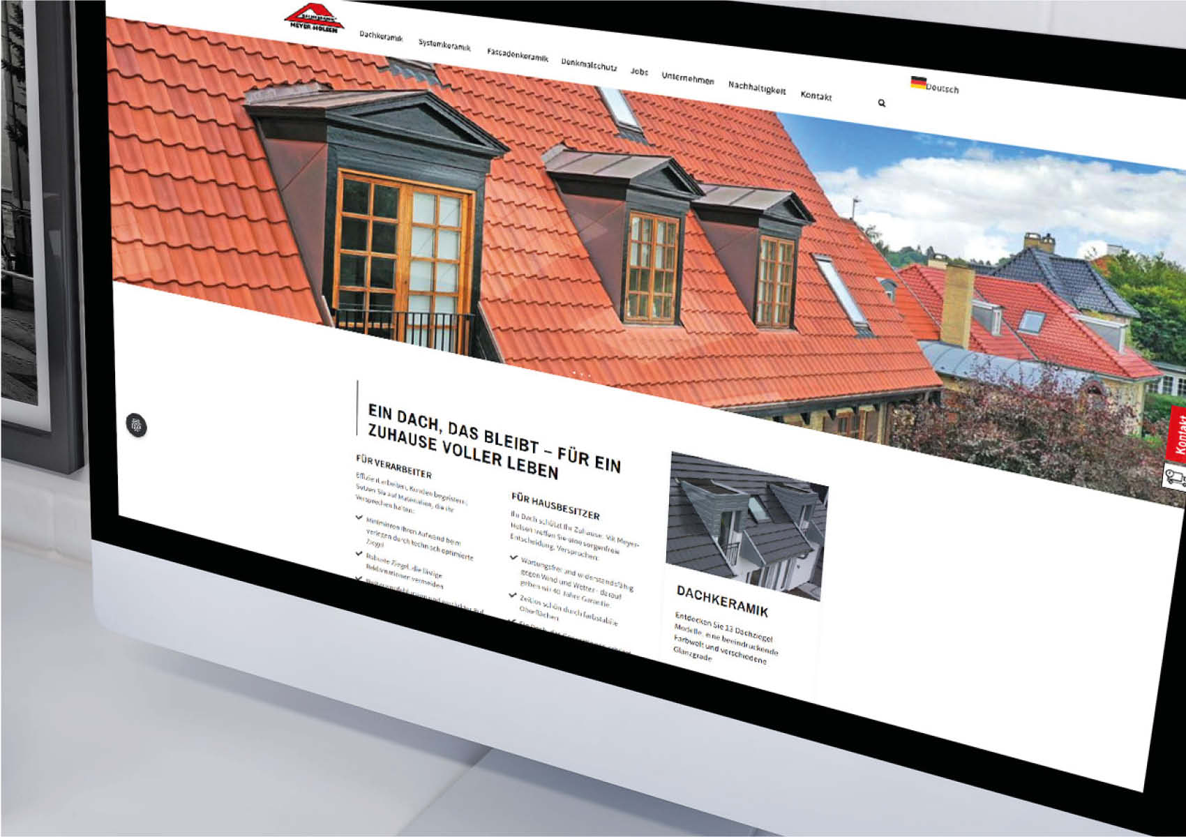 Webprojekt Meyer-Holsen – Design von K13 Marketing